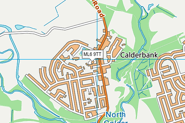 ML6 9TT map - OS VectorMap District (Ordnance Survey)