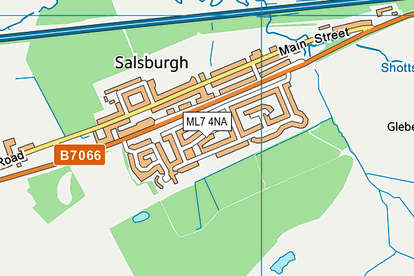 ML7 4NA map - OS VectorMap District (Ordnance Survey) ML7 4NA map - OS VectorMap District (Ordnance Survey)