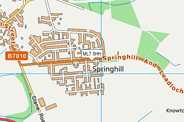 ML7 5HH map - OS VectorMap District (Ordnance Survey) ML7 5HH map - OS VectorMap District (Ordnance Survey)
