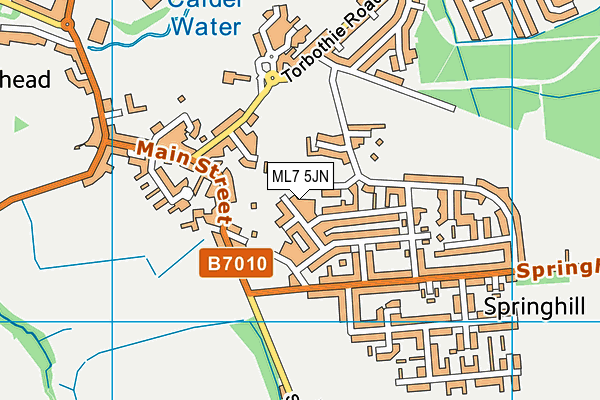ML7 5JN map - OS VectorMap District (Ordnance Survey) ML7 5JN map - OS VectorMap District (Ordnance Survey)