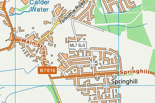 ML7 5LG map - OS VectorMap District (Ordnance Survey) ML7 5LG map - OS VectorMap District (Ordnance Survey)