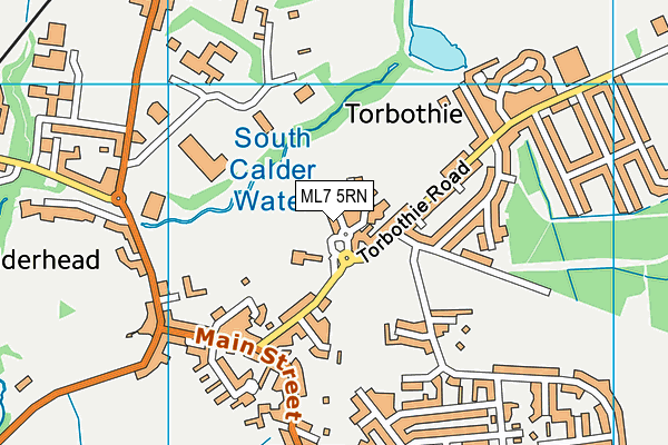 ML7 5RN map - OS VectorMap District (Ordnance Survey)