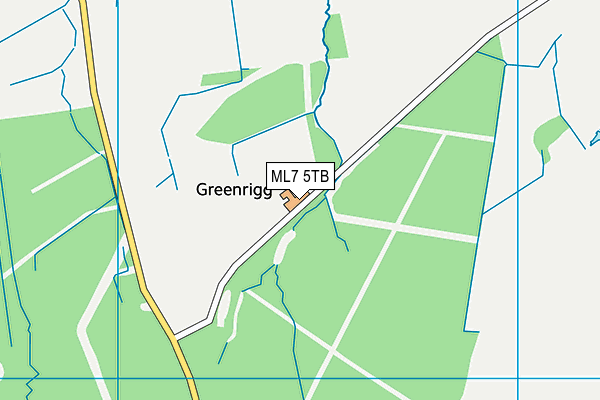 ML7 5TB map - OS VectorMap District (Ordnance Survey) ML7 5TB map - OS VectorMap District (Ordnance Survey)