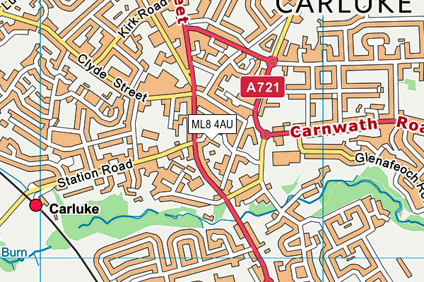ML8 4AU map - OS VectorMap District (Ordnance Survey) ML8 4AU map - OS VectorMap District (Ordnance Survey)