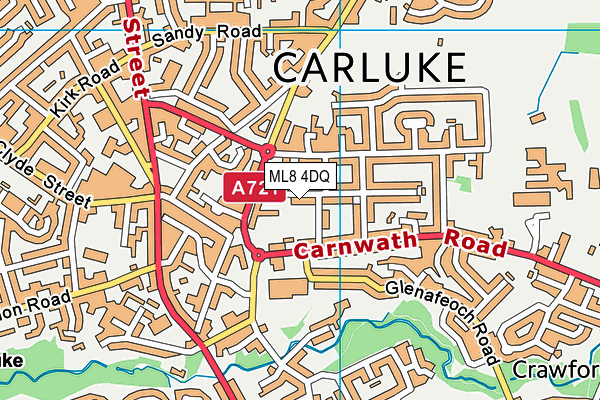 ML8 4DQ map - OS VectorMap District (Ordnance Survey) ML8 4DQ map - OS VectorMap District (Ordnance Survey)