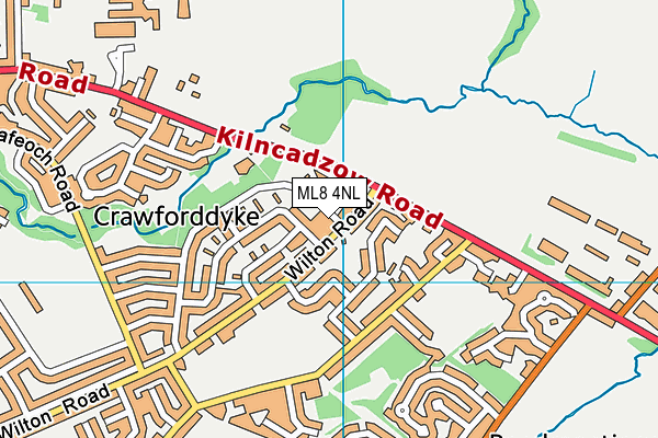ML8 4NL map - OS VectorMap District (Ordnance Survey) ML8 4NL map - OS VectorMap District (Ordnance Survey)