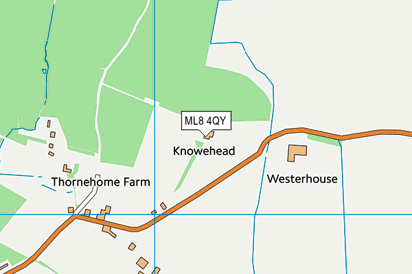 ML8 4QY map - OS VectorMap District (Ordnance Survey) ML8 4QY map - OS VectorMap District (Ordnance Survey)