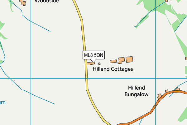 ML8 5QN map - OS VectorMap District (Ordnance Survey)