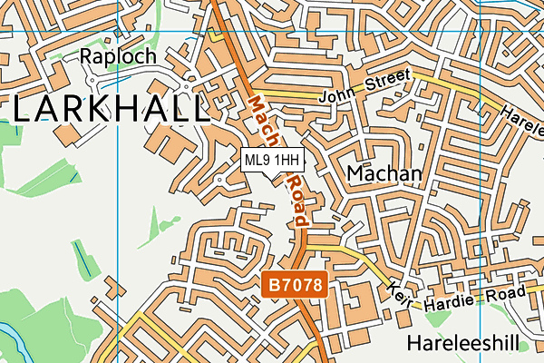 ML9 1HH map - OS VectorMap District (Ordnance Survey) ML9 1HH map - OS VectorMap District (Ordnance Survey)