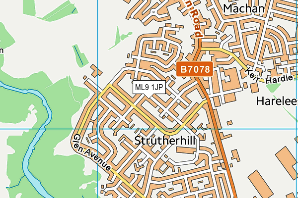 ML9 1JP map - OS VectorMap District (Ordnance Survey) ML9 1JP map - OS VectorMap District (Ordnance Survey)
