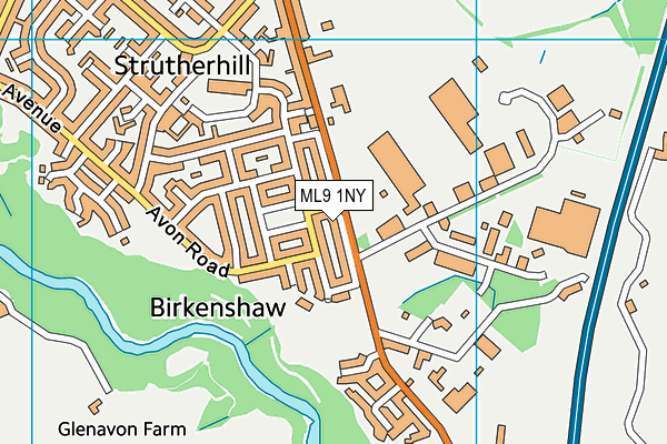 ML9 1NY map - OS VectorMap District (Ordnance Survey) ML9 1NY map - OS VectorMap District (Ordnance Survey)