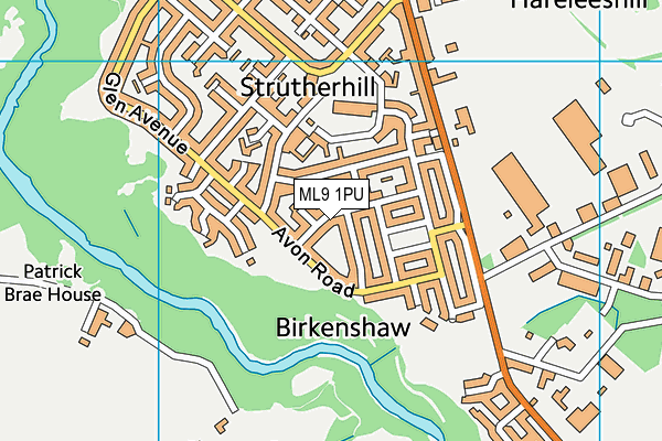 ML9 1PU map - OS VectorMap District (Ordnance Survey) ML9 1PU map - OS VectorMap District (Ordnance Survey)