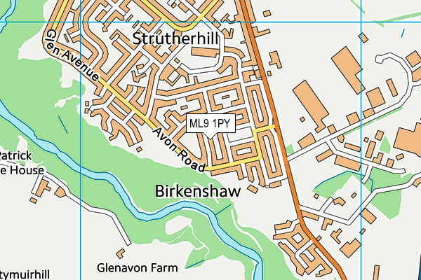 ML9 1PY map - OS VectorMap District (Ordnance Survey) ML9 1PY map - OS VectorMap District (Ordnance Survey)