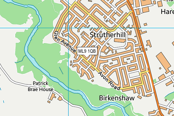 ML9 1QB map - OS VectorMap District (Ordnance Survey) ML9 1QB map - OS VectorMap District (Ordnance Survey)