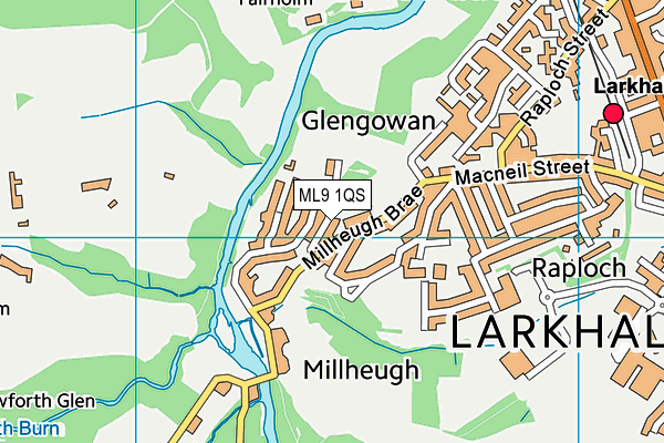 ML9 1QS map - OS VectorMap District (Ordnance Survey) ML9 1QS map - OS VectorMap District (Ordnance Survey)