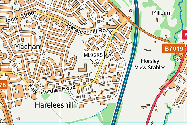 ML9 2RS map - OS VectorMap District (Ordnance Survey) ML9 2RS map - OS VectorMap District (Ordnance Survey)