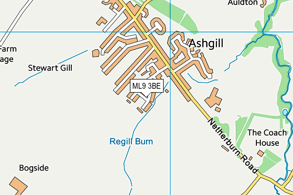 ML9 3BE map - OS VectorMap District (Ordnance Survey) ML9 3BE map - OS VectorMap District (Ordnance Survey)