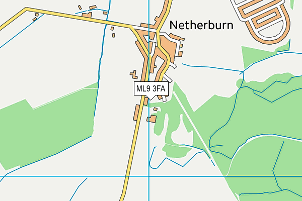ML9 3FA map - OS VectorMap District (Ordnance Survey) ML9 3FA map - OS VectorMap District (Ordnance Survey)