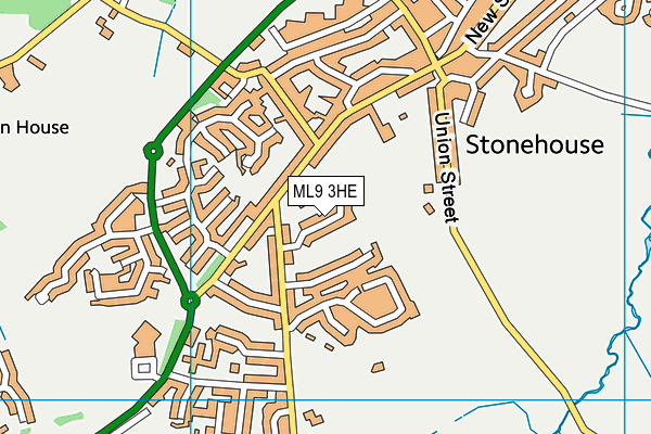 ML9 3HE map - OS VectorMap District (Ordnance Survey) ML9 3HE map - OS VectorMap District (Ordnance Survey)