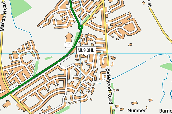 ML9 3HL map - OS VectorMap District (Ordnance Survey) ML9 3HL map - OS VectorMap District (Ordnance Survey)
