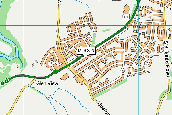 ML9 3JN map - OS VectorMap District (Ordnance Survey) ML9 3JN map - OS VectorMap District (Ordnance Survey)