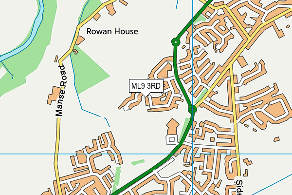 ML9 3RD map - OS VectorMap District (Ordnance Survey) ML9 3RD map - OS VectorMap District (Ordnance Survey)