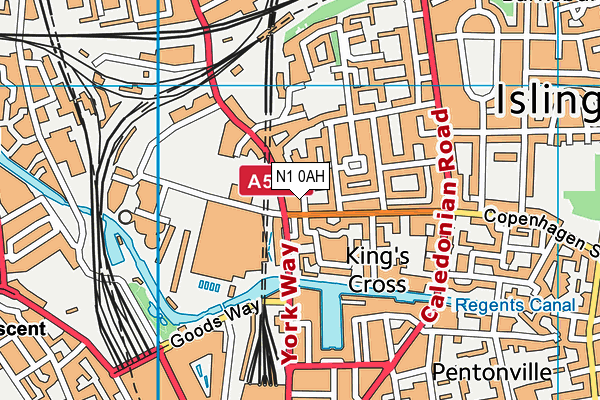 N1 0AH map - OS VectorMap District (Ordnance Survey) N1 0AH map - OS VectorMap District (Ordnance Survey)