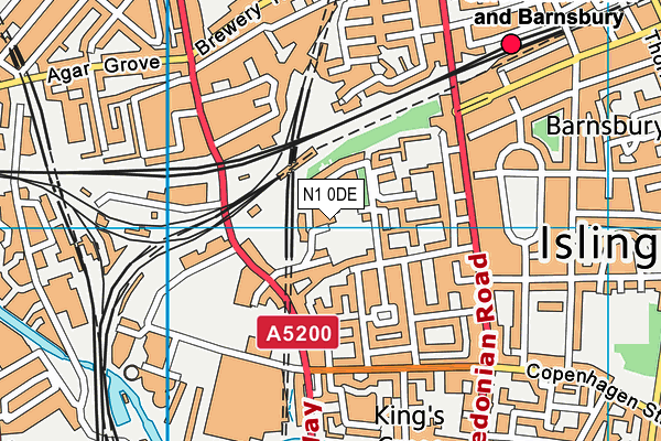 N1 0DE map - OS VectorMap District (Ordnance Survey) N1 0DE map - OS VectorMap District (Ordnance Survey)