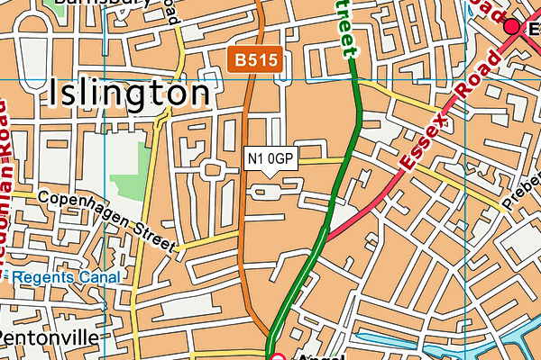 N1 0GP map - OS VectorMap District (Ordnance Survey) N1 0GP map - OS VectorMap District (Ordnance Survey)