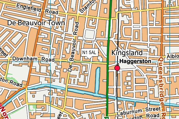N1 5AL map - OS VectorMap District (Ordnance Survey) N1 5AL map - OS VectorMap District (Ordnance Survey)
