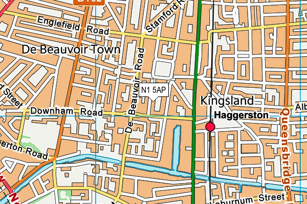 N1 5AP map - OS VectorMap District (Ordnance Survey) N1 5AP map - OS VectorMap District (Ordnance Survey)