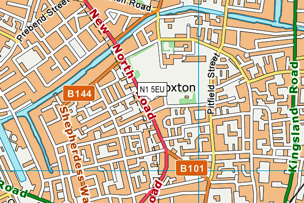 N1 5EU map - OS VectorMap District (Ordnance Survey) N1 5EU map - OS VectorMap District (Ordnance Survey)