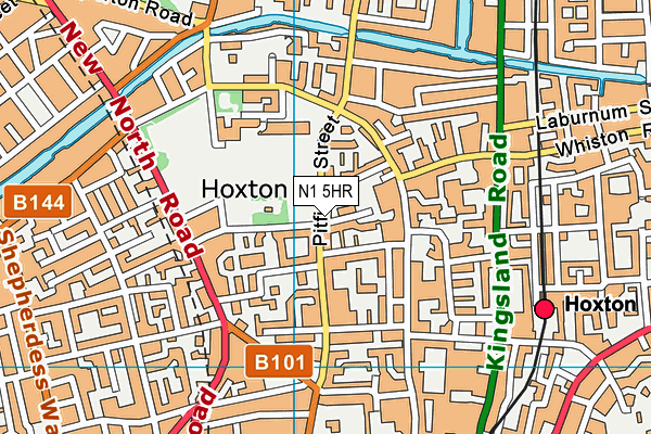 N1 5HR map - OS VectorMap District (Ordnance Survey) N1 5HR map - OS VectorMap District (Ordnance Survey)