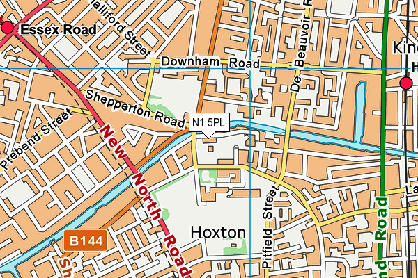 N1 5PL map - OS VectorMap District (Ordnance Survey) N1 5PL map - OS VectorMap District (Ordnance Survey)