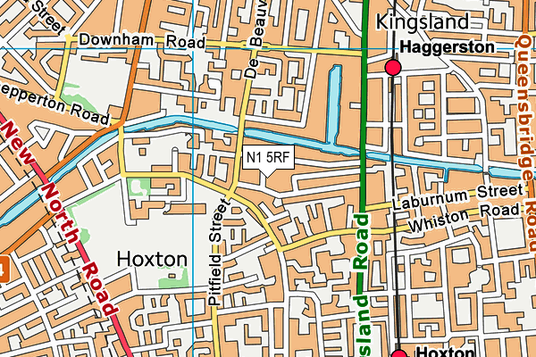 N1 5RF map - OS VectorMap District (Ordnance Survey) N1 5RF map - OS VectorMap District (Ordnance Survey)