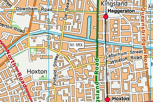 N1 5RX map - OS VectorMap District (Ordnance Survey) N1 5RX map - OS VectorMap District (Ordnance Survey)
