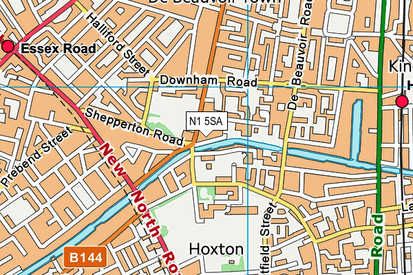 N1 5SA map - OS VectorMap District (Ordnance Survey) N1 5SA map - OS VectorMap District (Ordnance Survey)