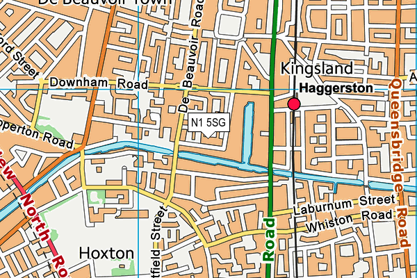 N1 5SG map - OS VectorMap District (Ordnance Survey) N1 5SG map - OS VectorMap District (Ordnance Survey)