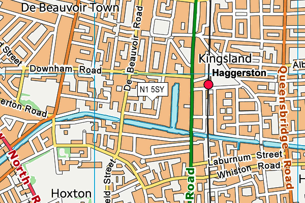 N1 5SY map - OS VectorMap District (Ordnance Survey) N1 5SY map - OS VectorMap District (Ordnance Survey)