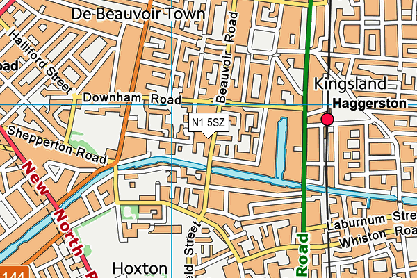 N1 5SZ map - OS VectorMap District (Ordnance Survey) N1 5SZ map - OS VectorMap District (Ordnance Survey)