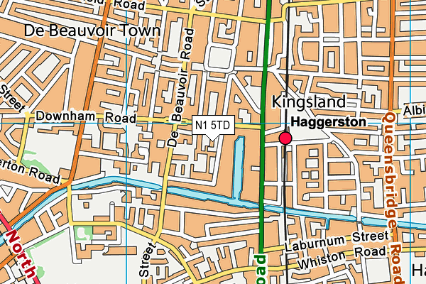 N1 5TD map - OS VectorMap District (Ordnance Survey) N1 5TD map - OS VectorMap District (Ordnance Survey)