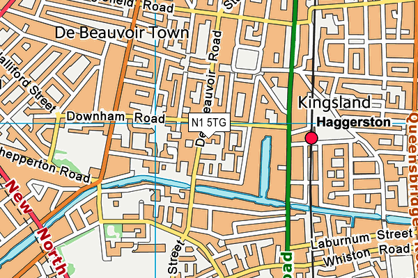 N1 5TG map - OS VectorMap District (Ordnance Survey) N1 5TG map - OS VectorMap District (Ordnance Survey)
