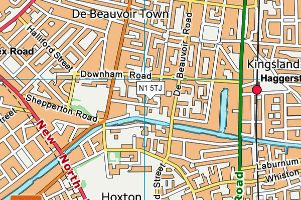 N1 5TJ map - OS VectorMap District (Ordnance Survey) N1 5TJ map - OS VectorMap District (Ordnance Survey)