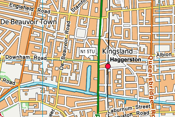 N1 5TU map - OS VectorMap District (Ordnance Survey) N1 5TU map - OS VectorMap District (Ordnance Survey)