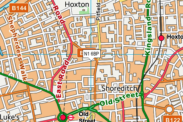 N1 6BP map - OS VectorMap District (Ordnance Survey) N1 6BP map - OS VectorMap District (Ordnance Survey)
