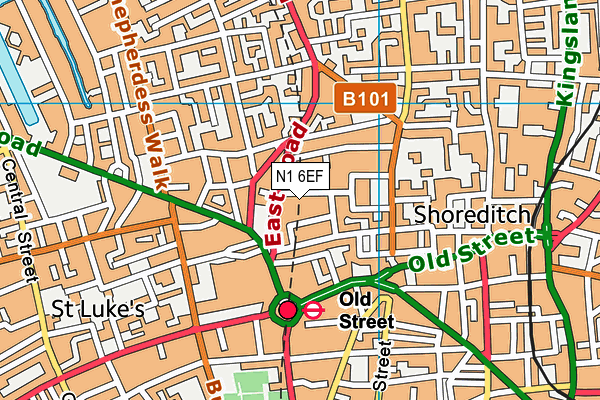 N1 6EF map - OS VectorMap District (Ordnance Survey) N1 6EF map - OS VectorMap District (Ordnance Survey)