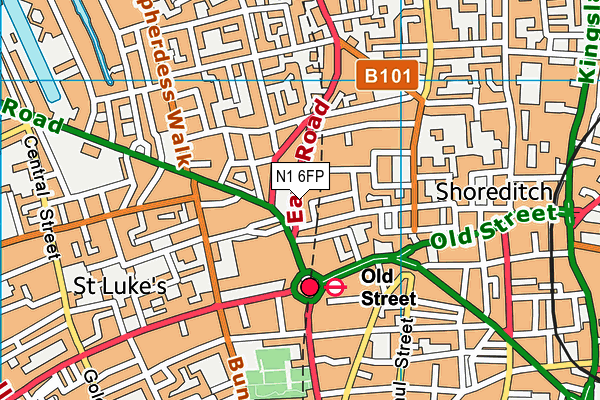 N1 6FP map - OS VectorMap District (Ordnance Survey) N1 6FP map - OS VectorMap District (Ordnance Survey)