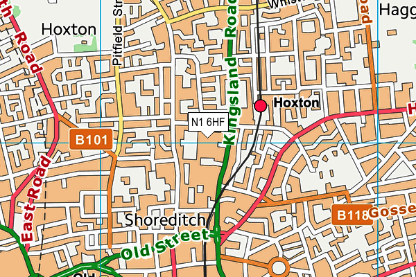 N1 6HF map - OS VectorMap District (Ordnance Survey) N1 6HF map - OS VectorMap District (Ordnance Survey)