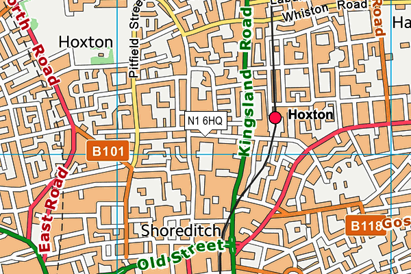 N1 6HQ map - OS VectorMap District (Ordnance Survey) N1 6HQ map - OS VectorMap District (Ordnance Survey)
