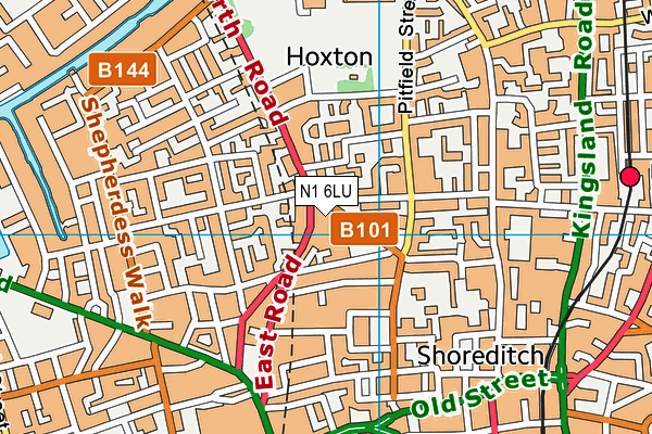 N1 6LU map - OS VectorMap District (Ordnance Survey) N1 6LU map - OS VectorMap District (Ordnance Survey)